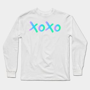 Hugs and Kisses in Red Long Sleeve T-Shirt